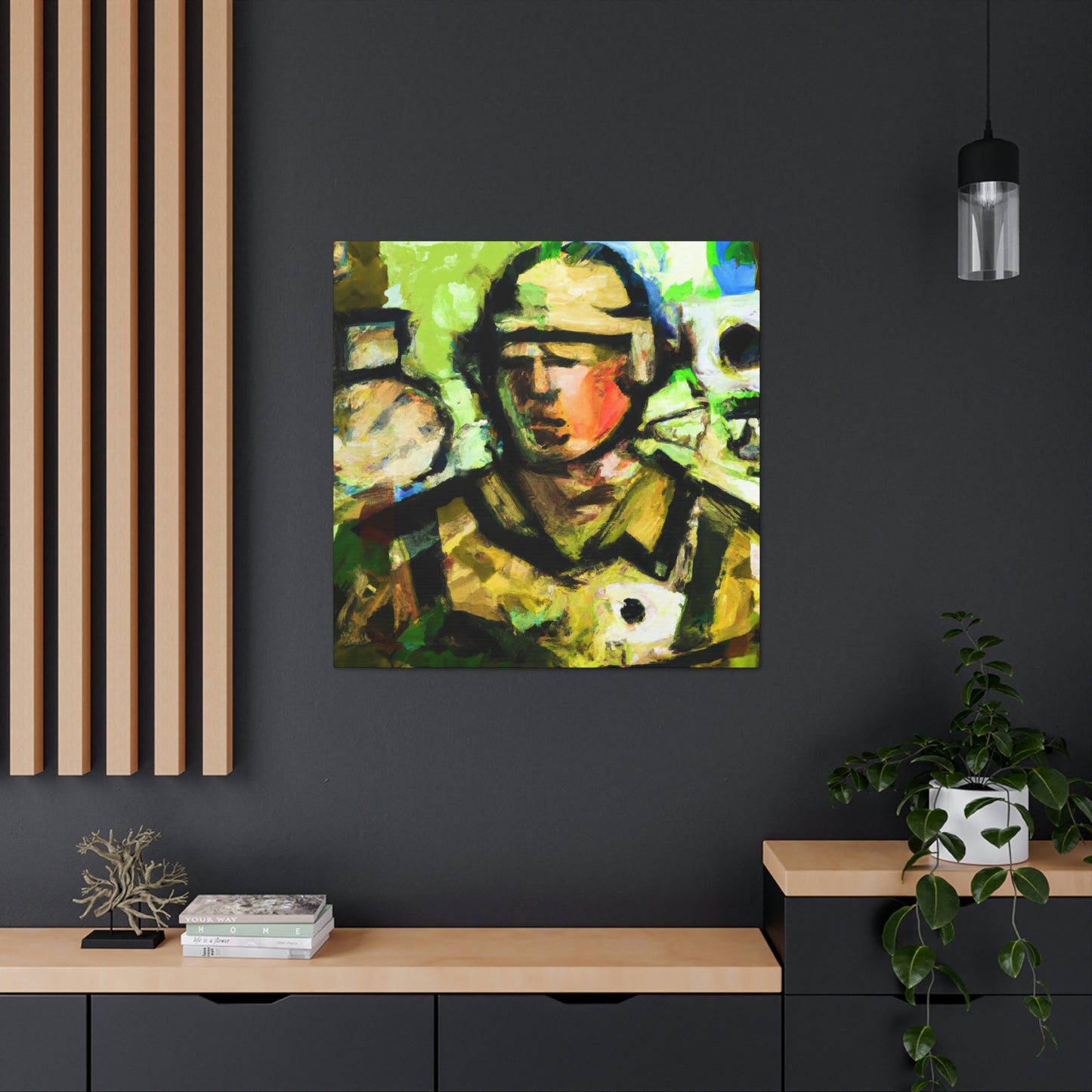 Engineer with Fauvism - Canvas