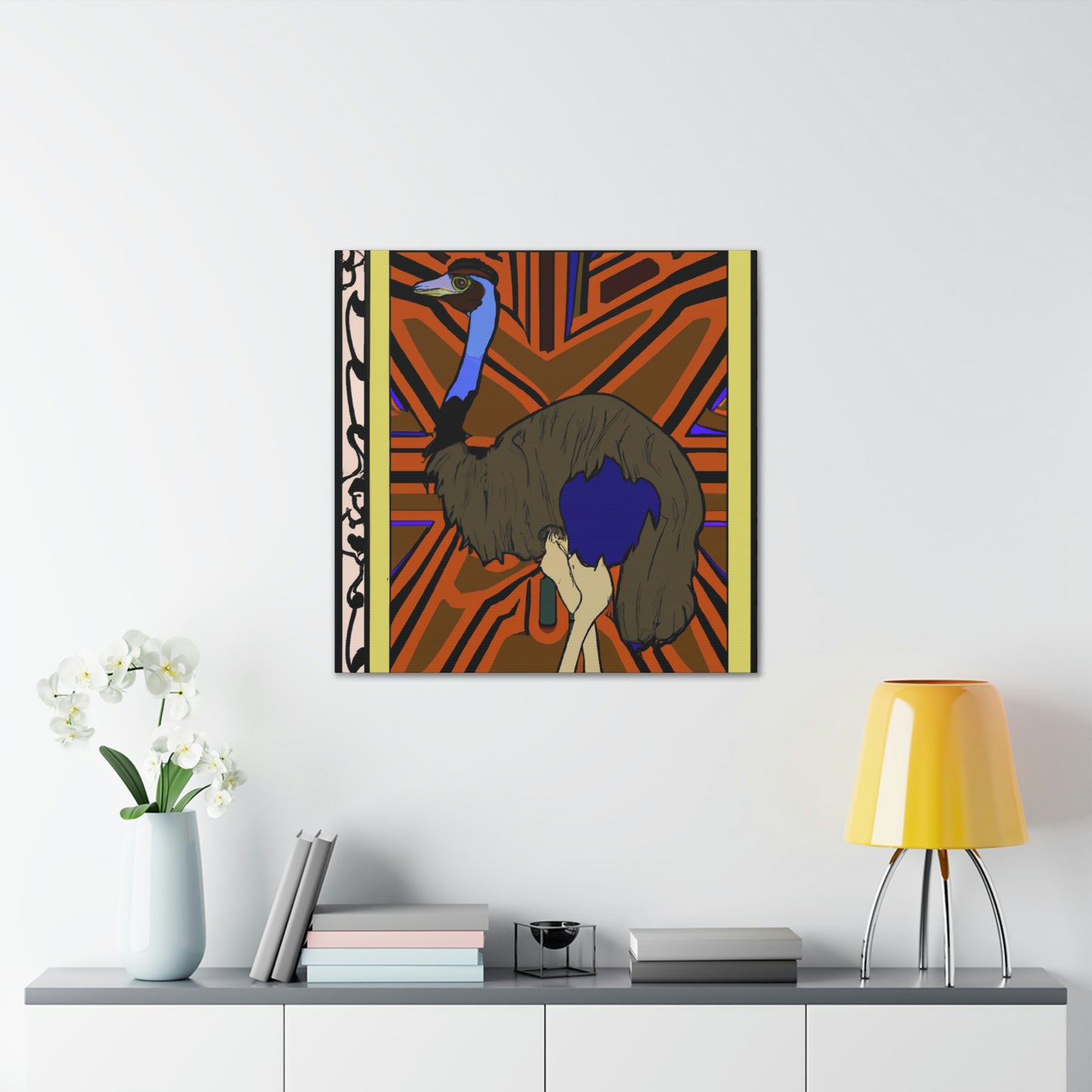 "Emerging Emu Artwork" - Canvas