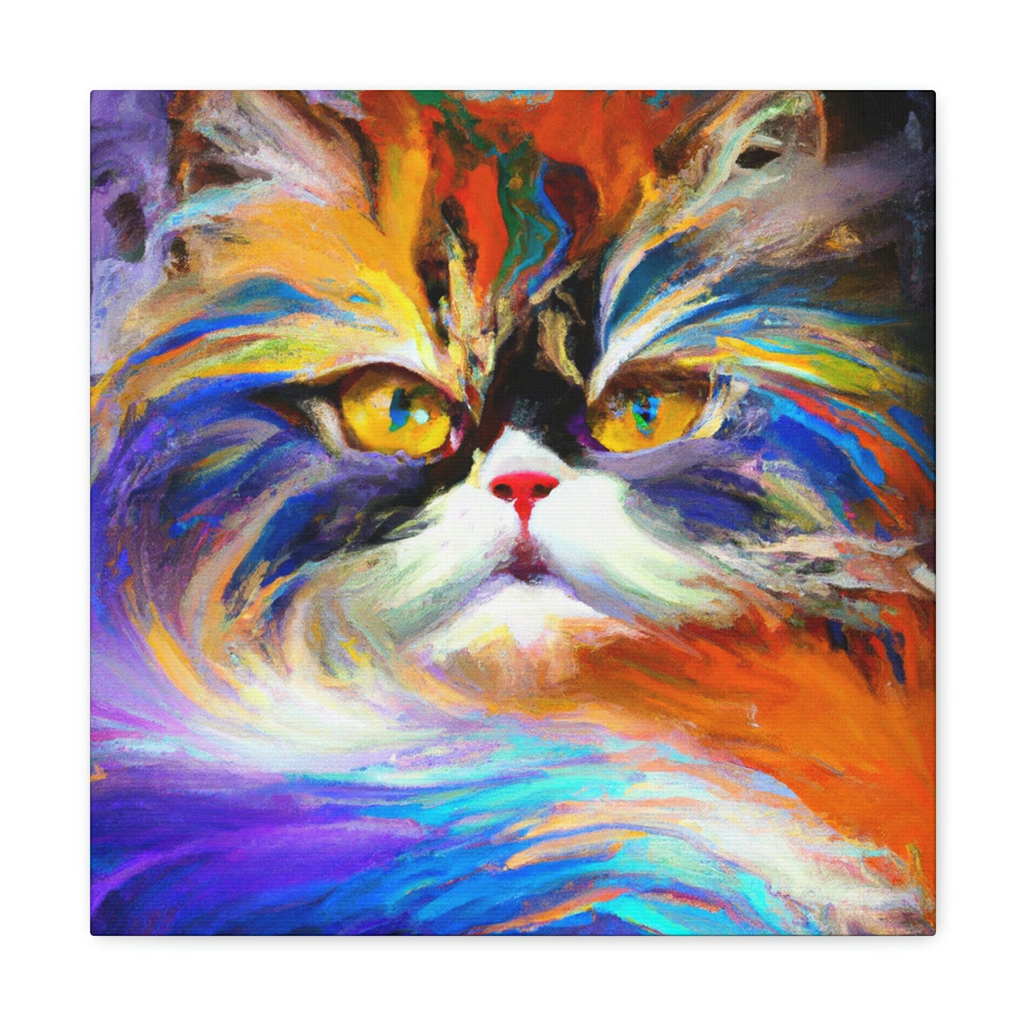 Persian Colorfulness Ablaze - Canvas