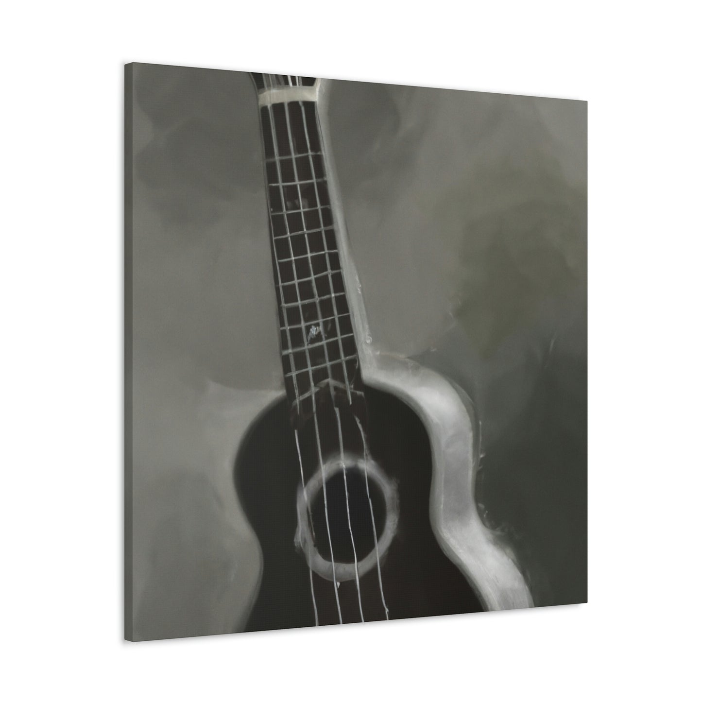 "Ukelele Night Serenade" - Canvas