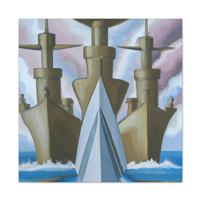 "Battleship in Dreamland" - Canvas