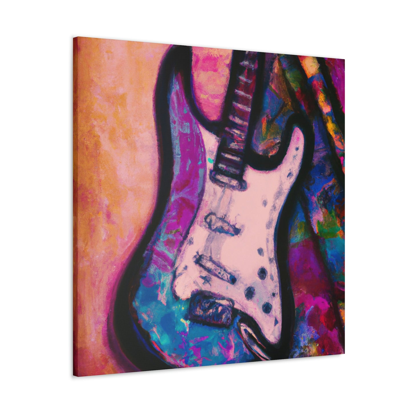 Fender in Abstract Form - Canvas