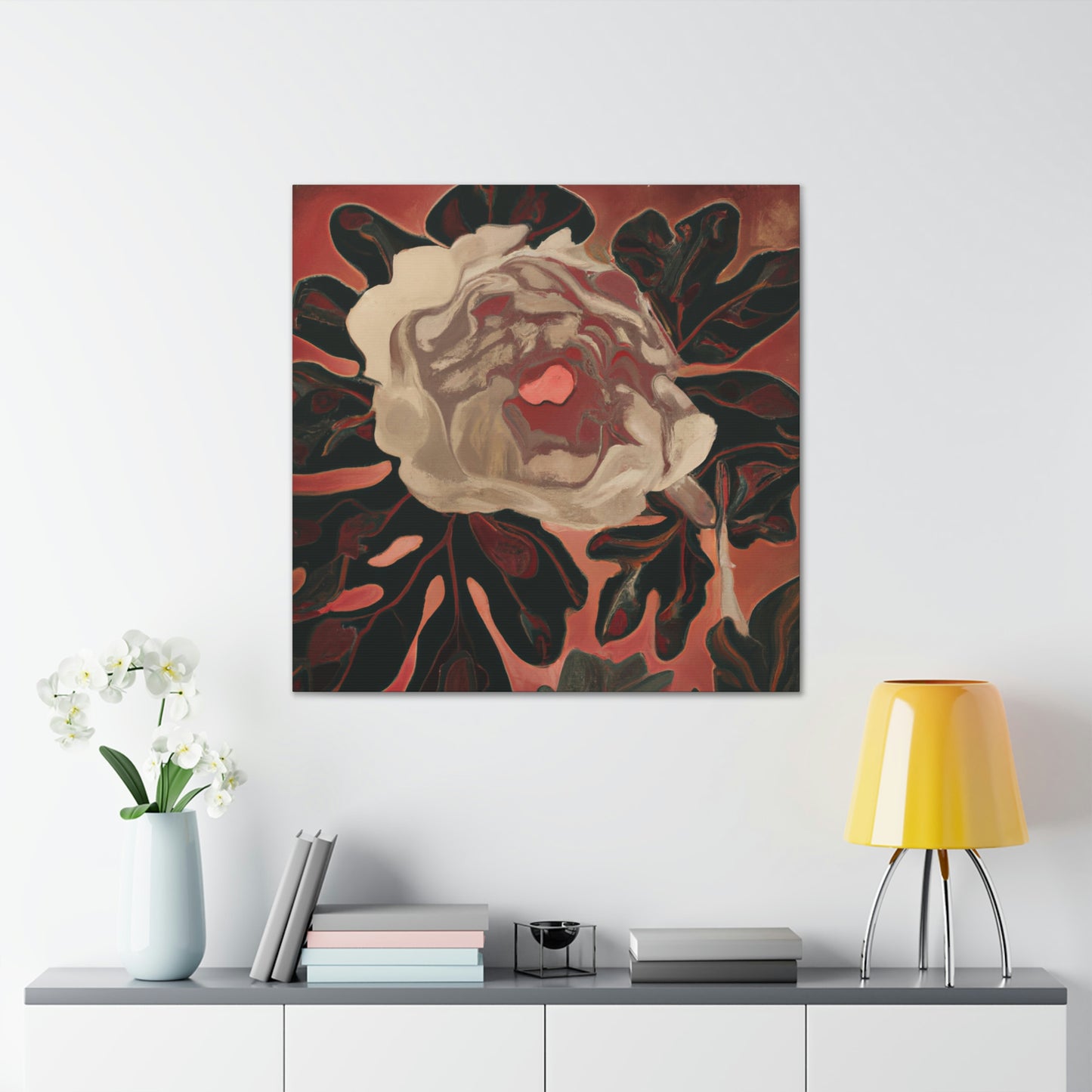 "Peony in Petals" - Canvas