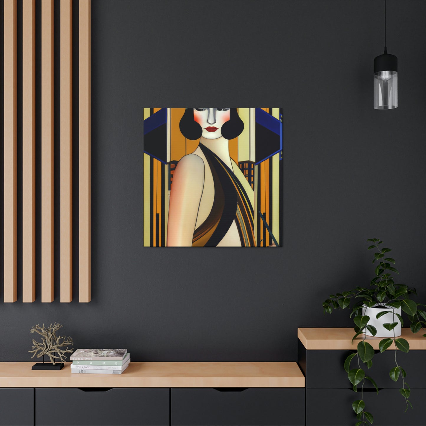 "Deco Reborn Grandeur" - Canvas