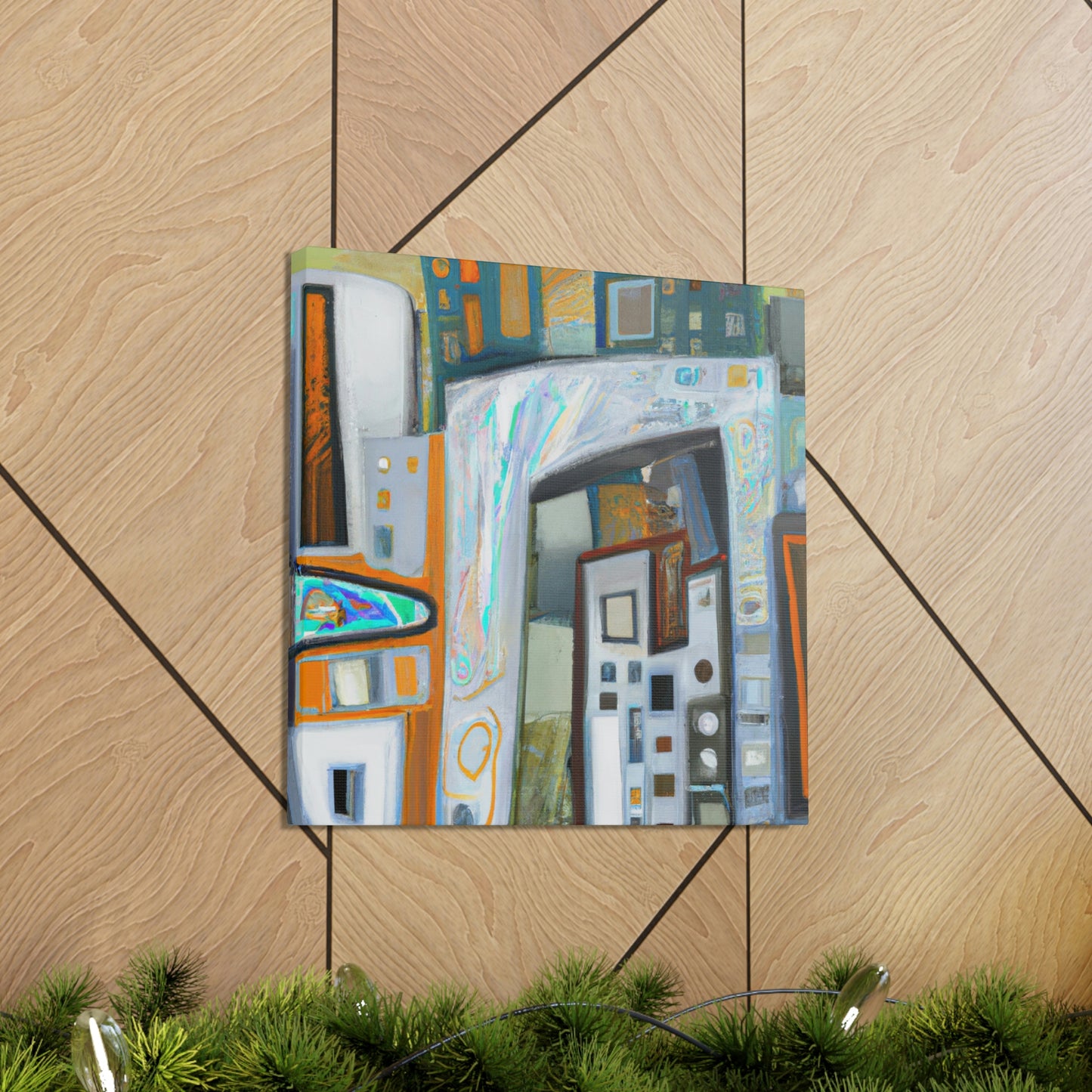 "Urban Vibrancy 1940s" - Canvas