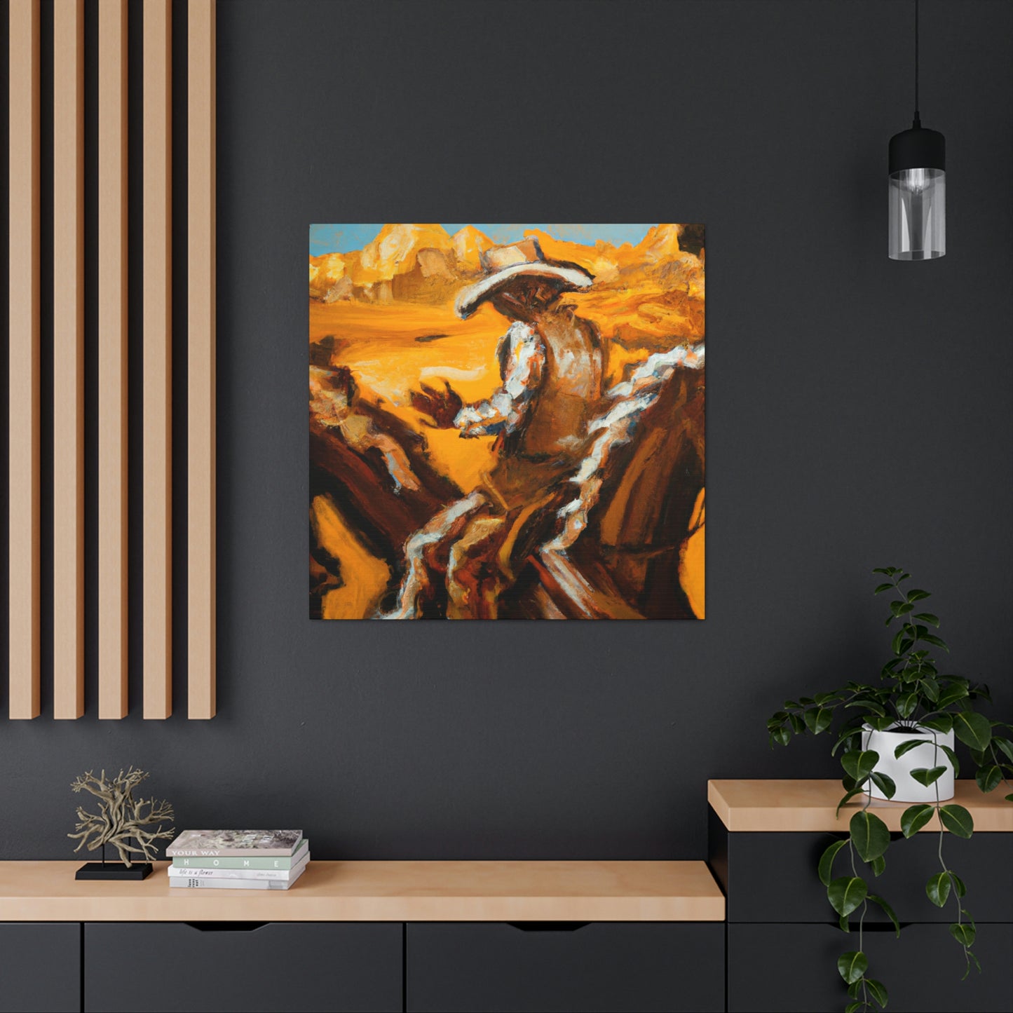 A Western Visionscape - Canvas