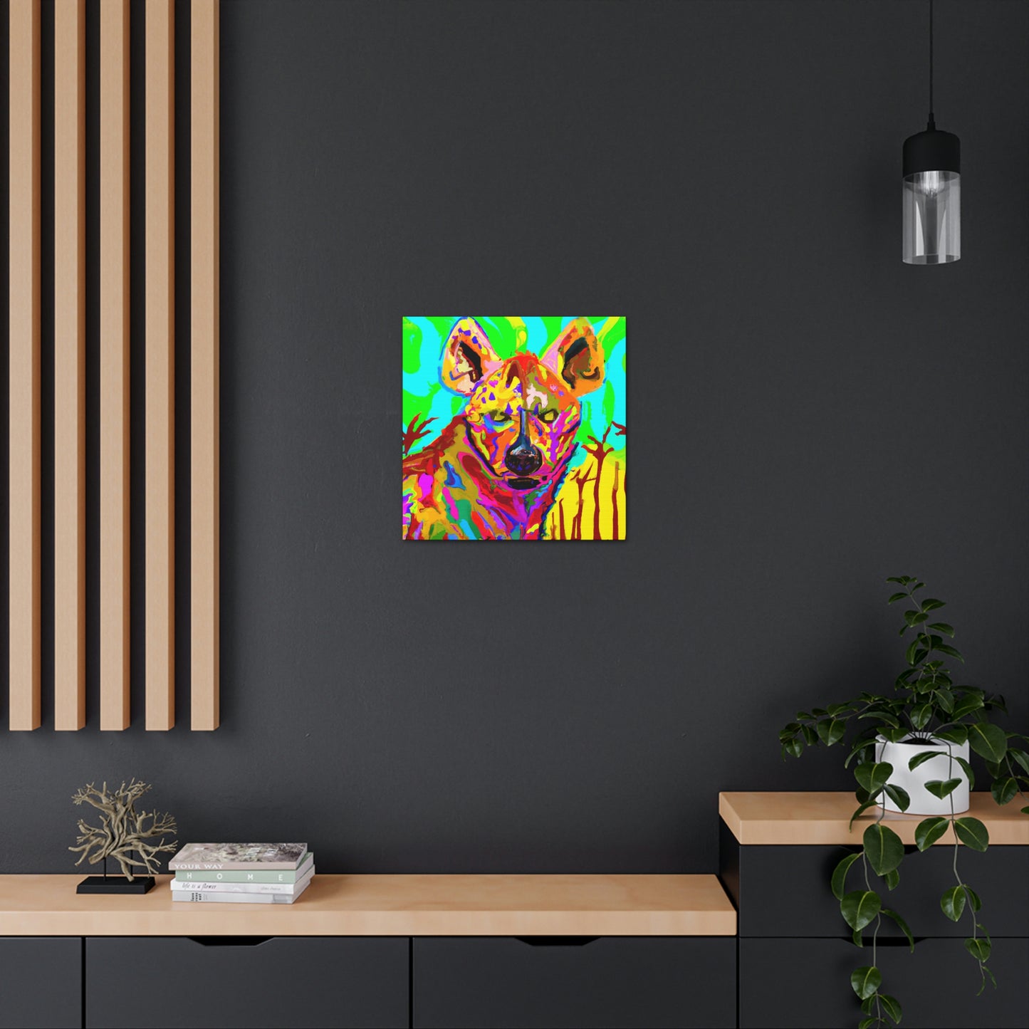 "Hyena in the City" - Canvas