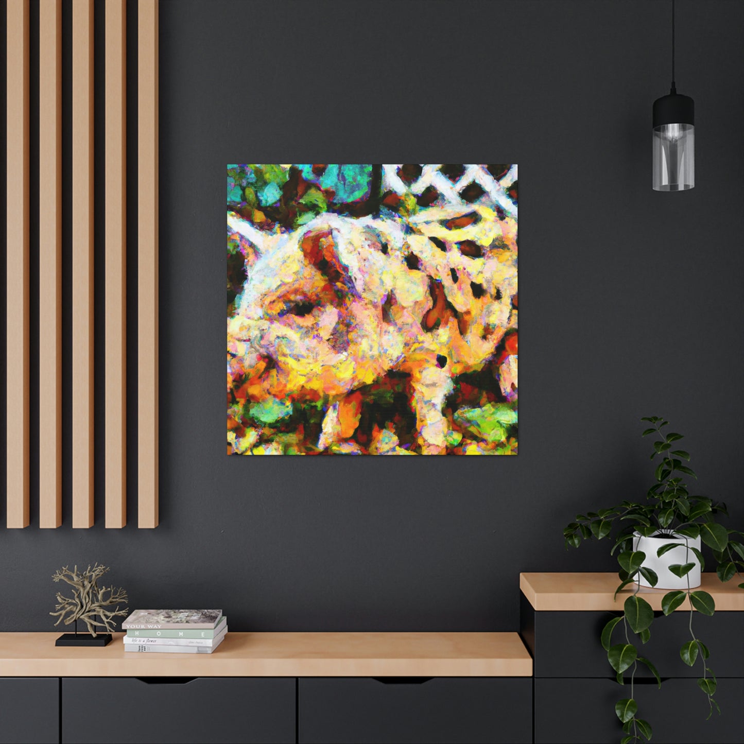 "Pig's Perception Ponderings" - Canvas