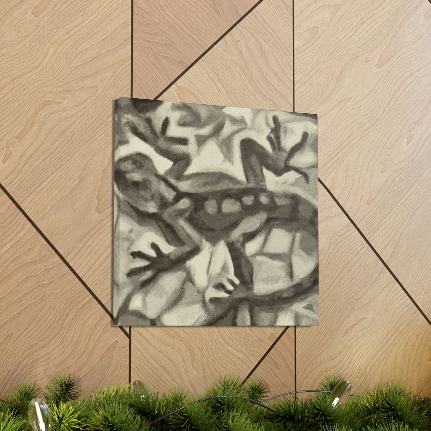 Lizard in Abstraction - Canvas