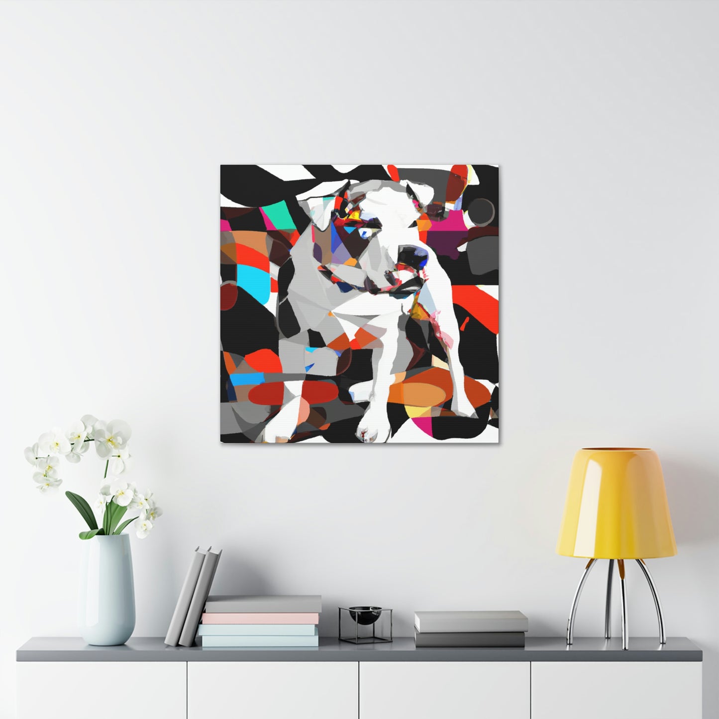 "American Bulldog Iconography" - Canvas