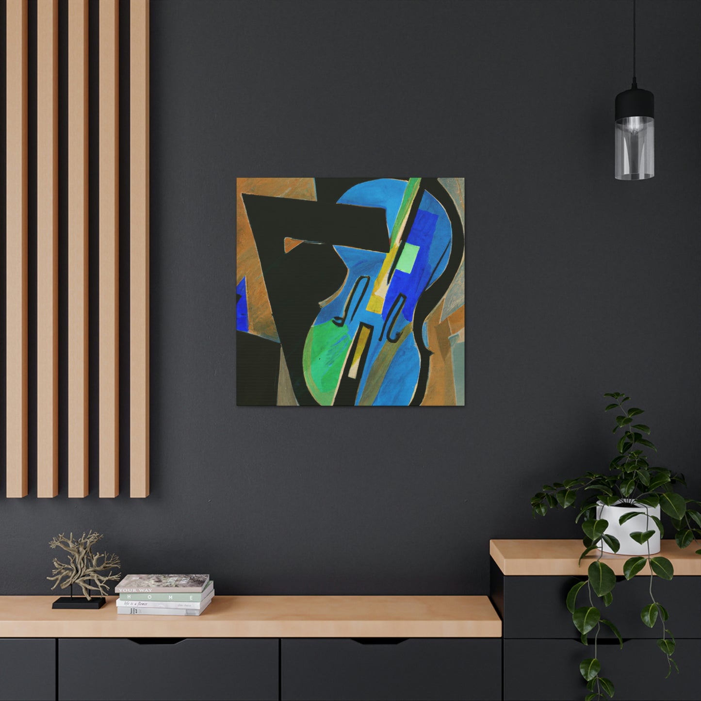 Vibrant Violin Symphony - Canvas