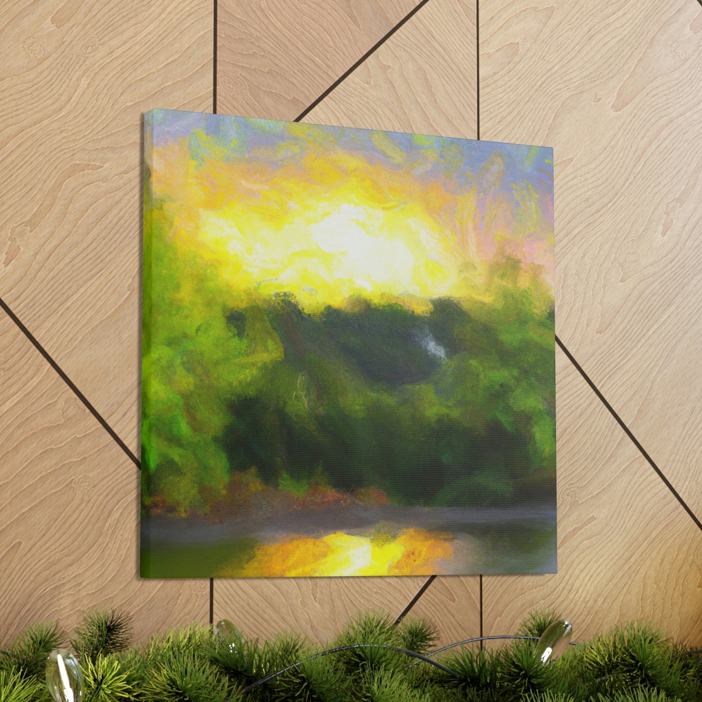 "Starry Sunrise Expanse" - Canvas