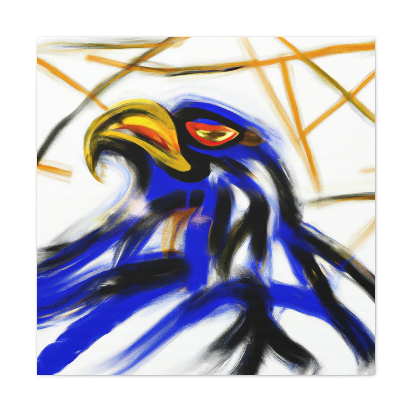 Eagle in Expressionism - Canvas