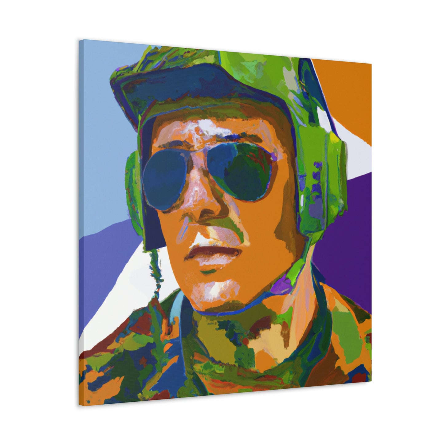 Pilot in Pop Art - Canvas