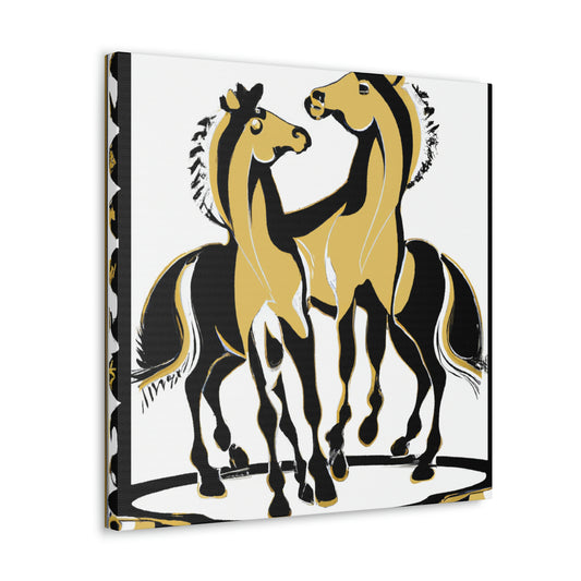 "Horses of the Jazz Age" - Canvas