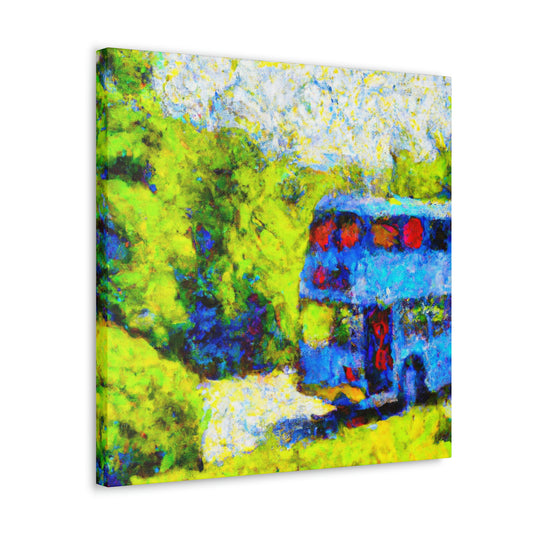 Bus in Blue Hours - Canvas