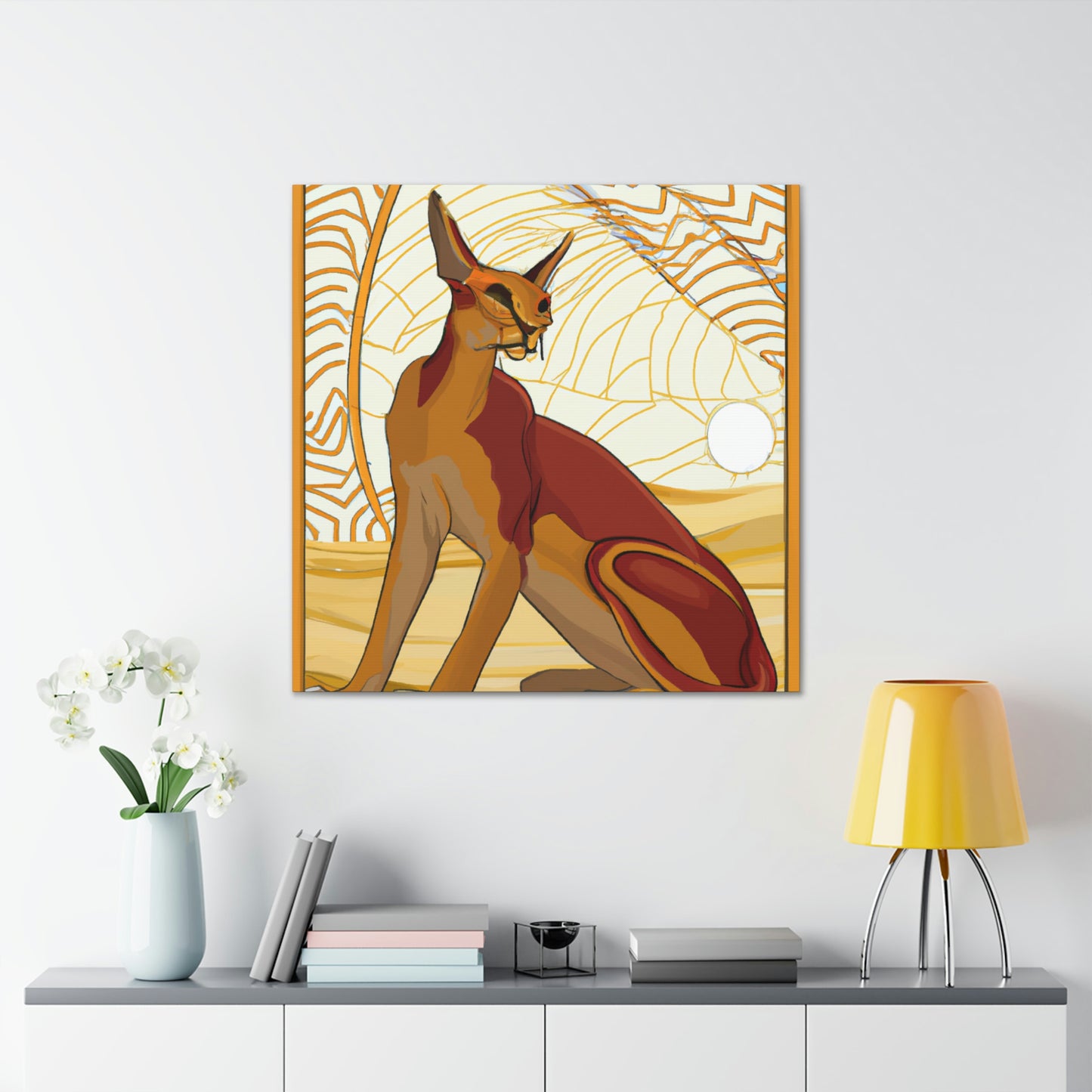 Radiant Caracal Splendor - Canvas