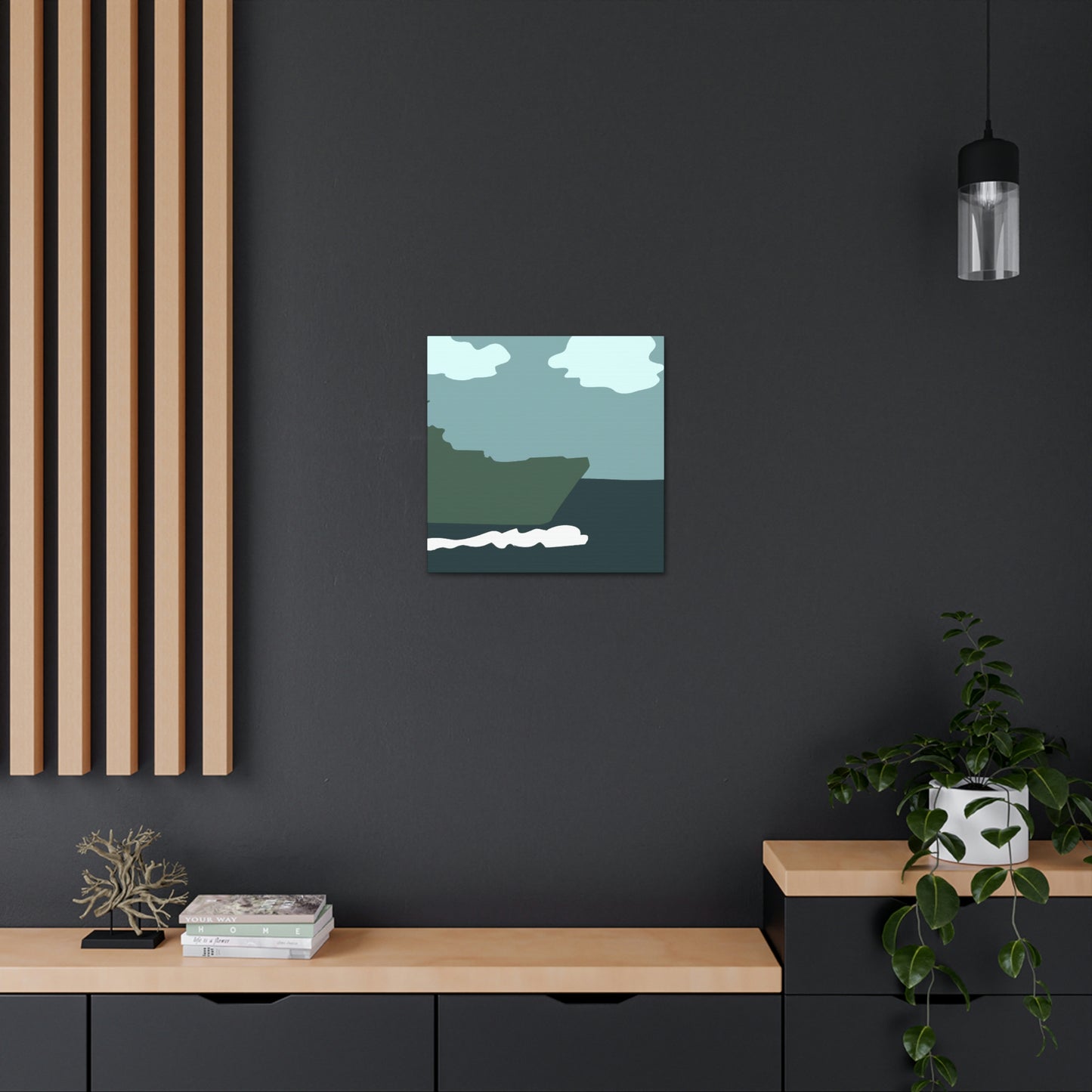 Marine Minimalism Scene - Canvas