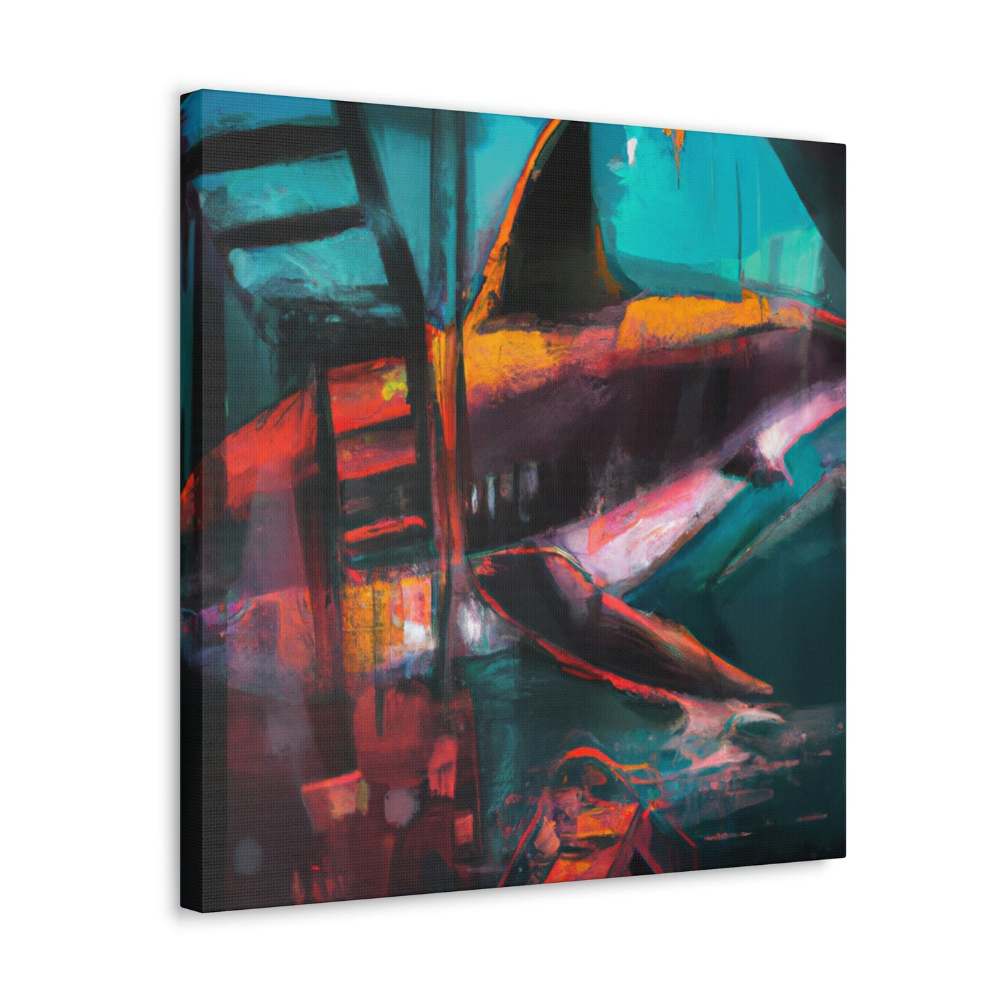 Great White Majesty painting - Canvas