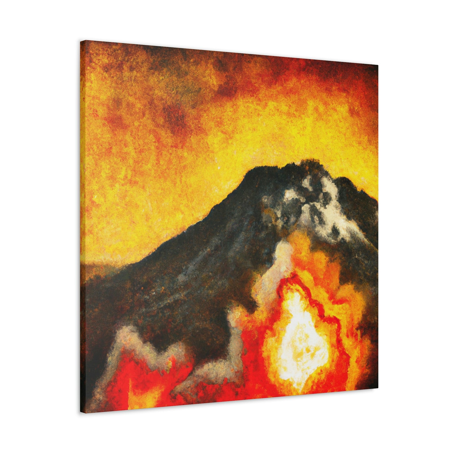 Volcanic Inferno Blaze - Canvas