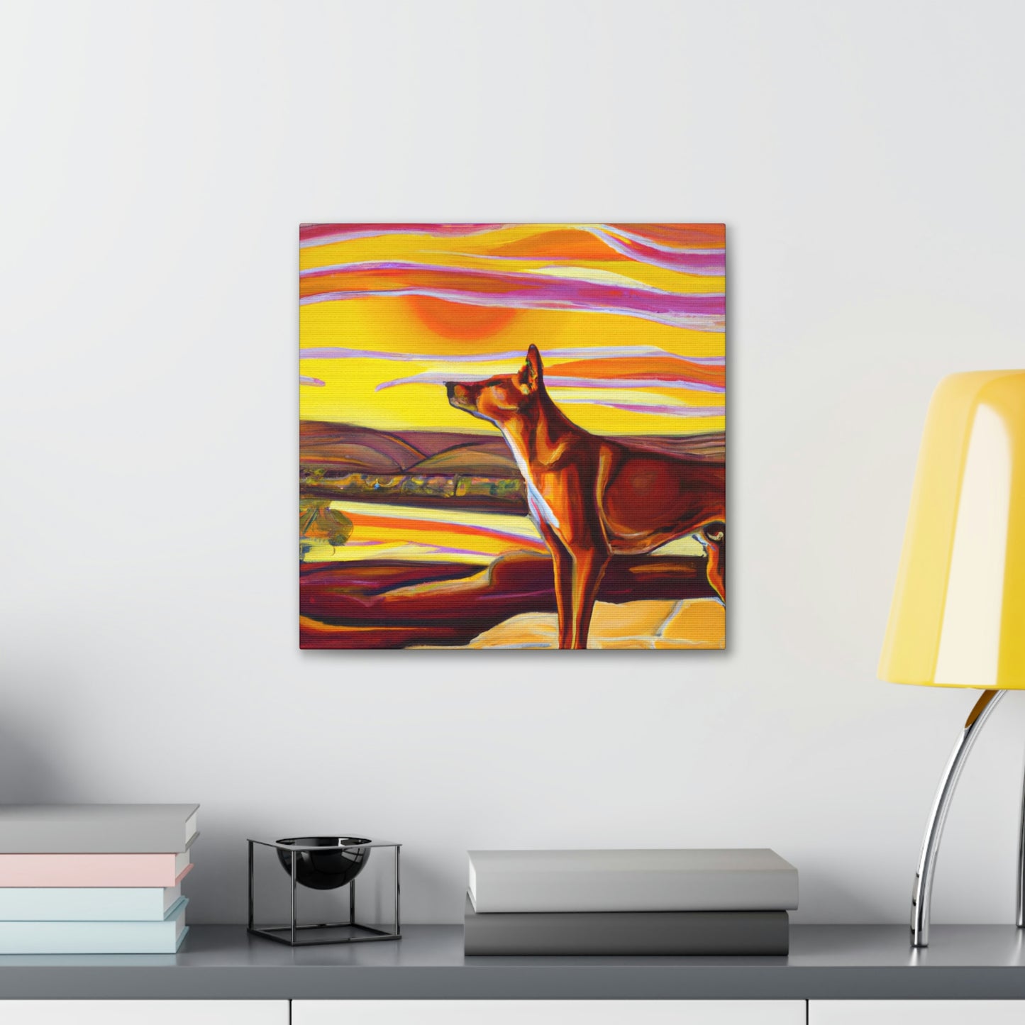 "Dingo in the Distance" - Canvas