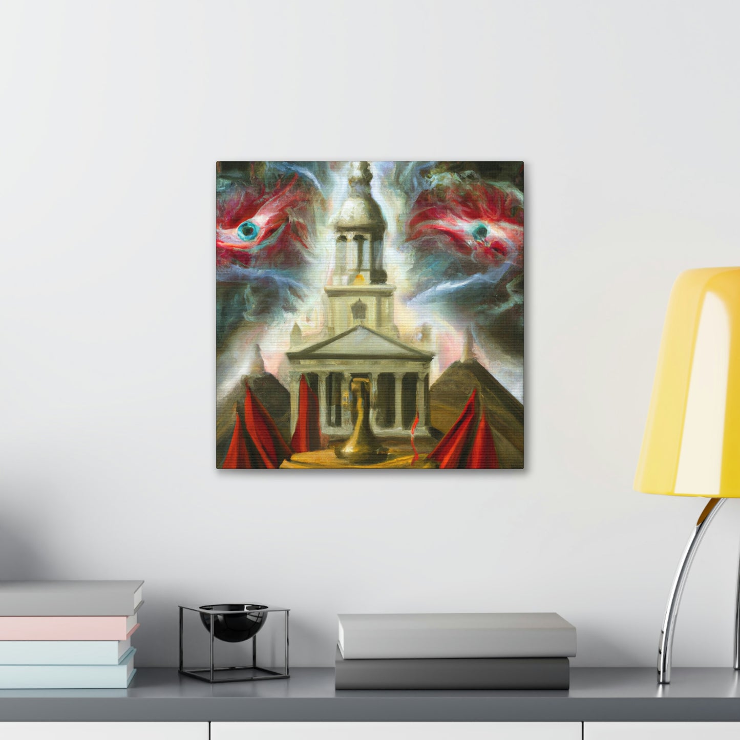 Independence Hall Surreal. - Canvas