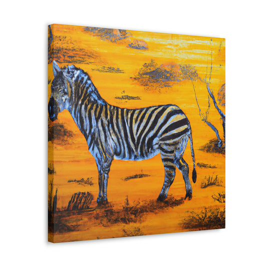 Zebra in Baroque - Canvas