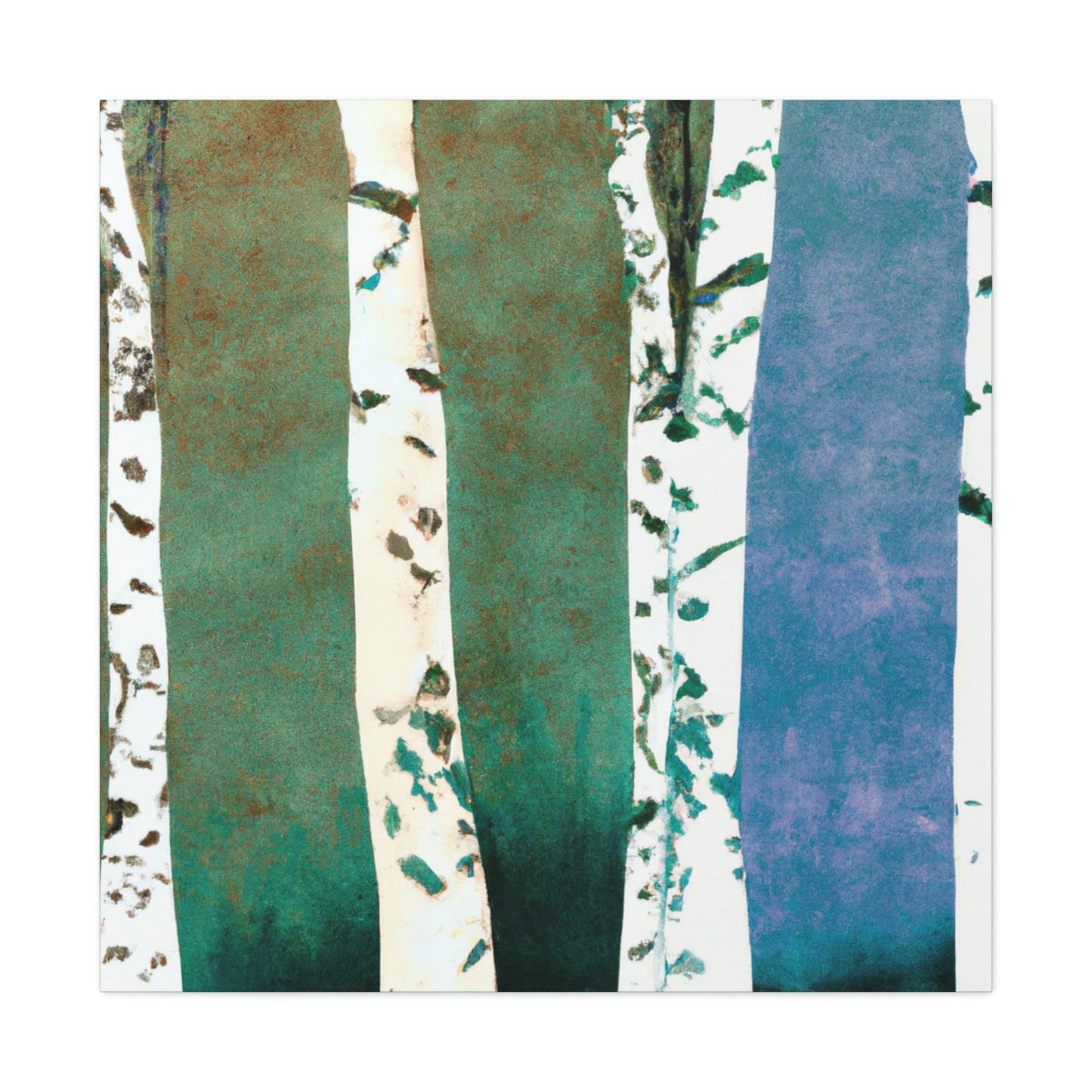 Birch Trees in Bloom - Canvas