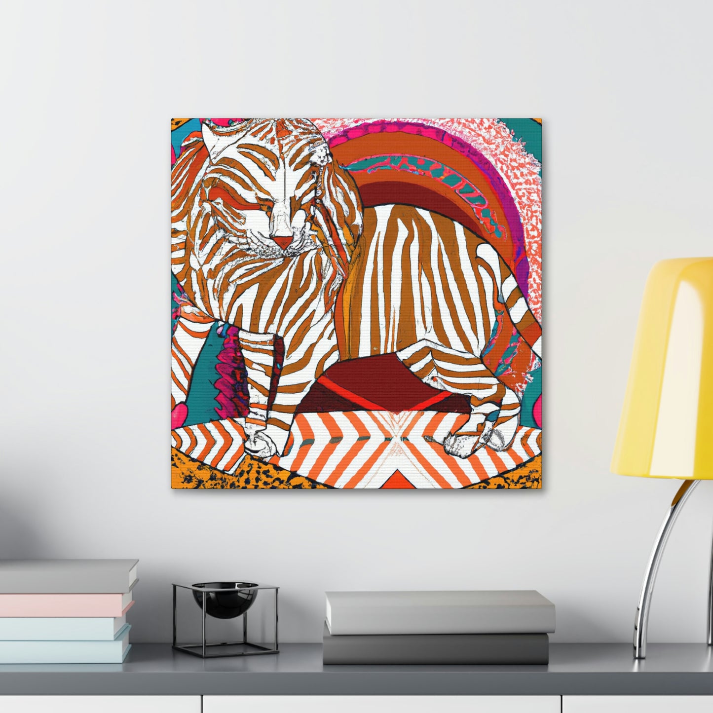 Tiger in the Jazz Age - Canvas