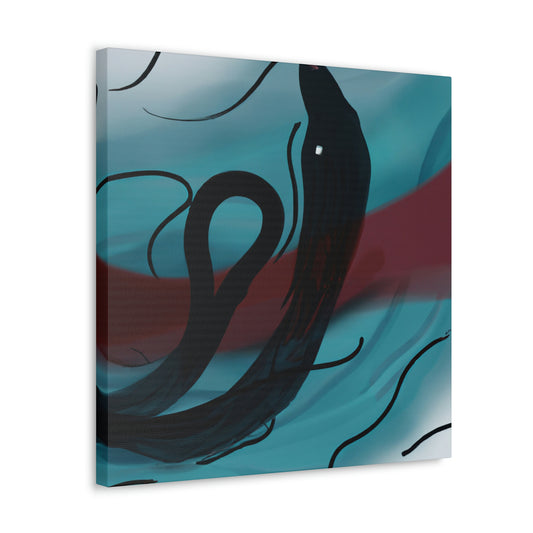 "Eels in Abstract Form" - Canvas