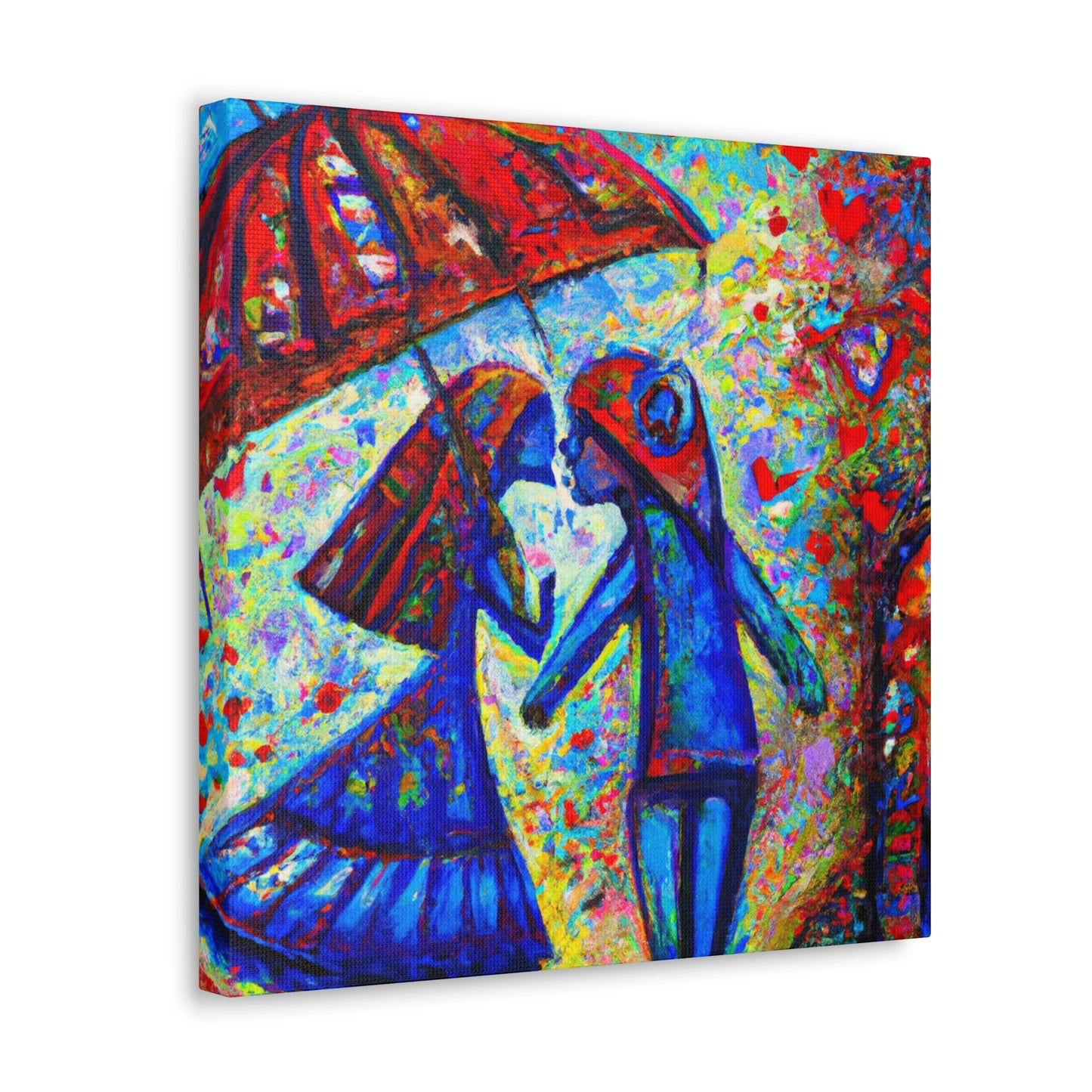 Love Under the Umbrella - Canvas