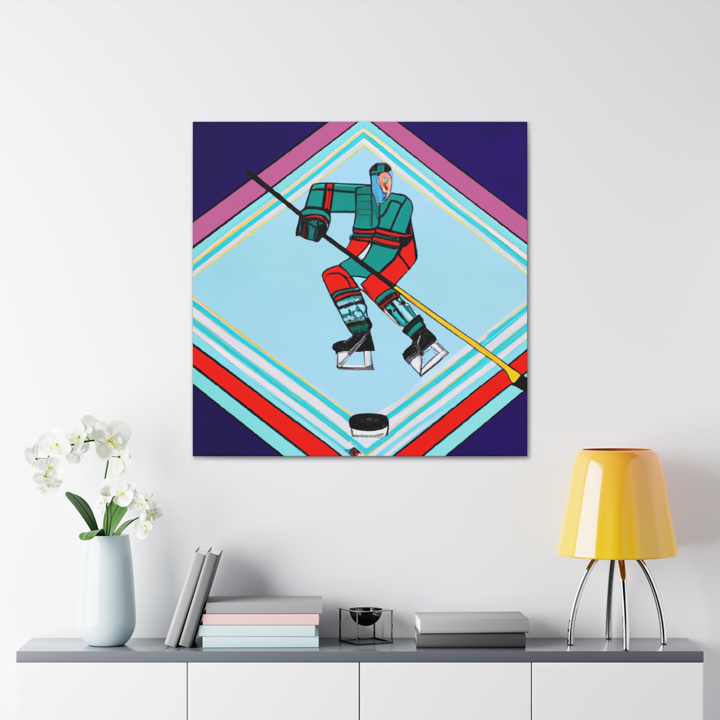 "Ice on Skates Glide" - Canvas