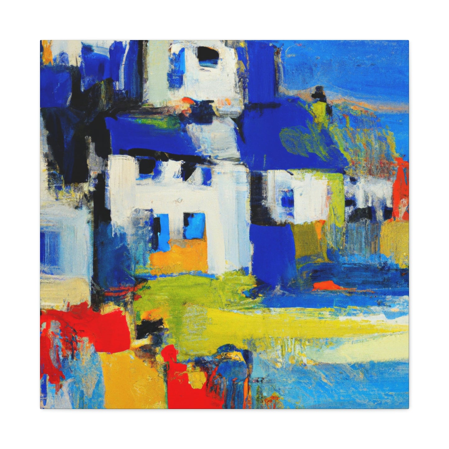 "Cottage Seaside Dreaming" - Canvas