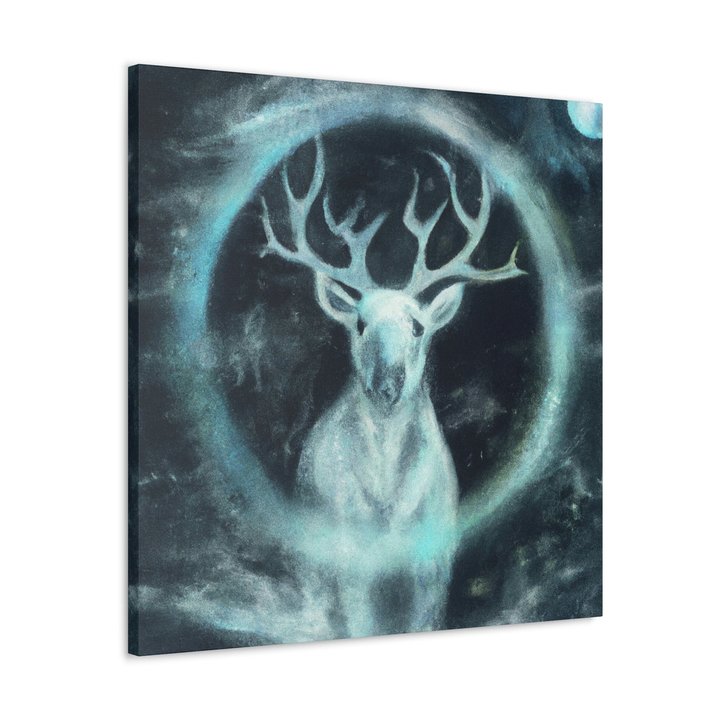 Reindeer in Moonlight - Canvas