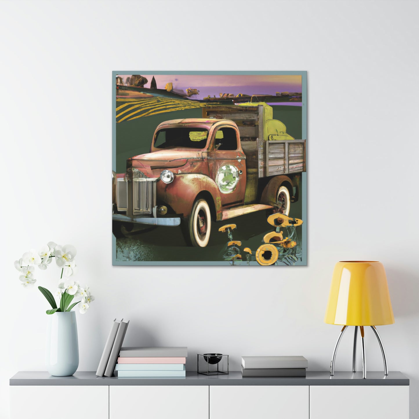 Trucking into Nostalgia - Canvas