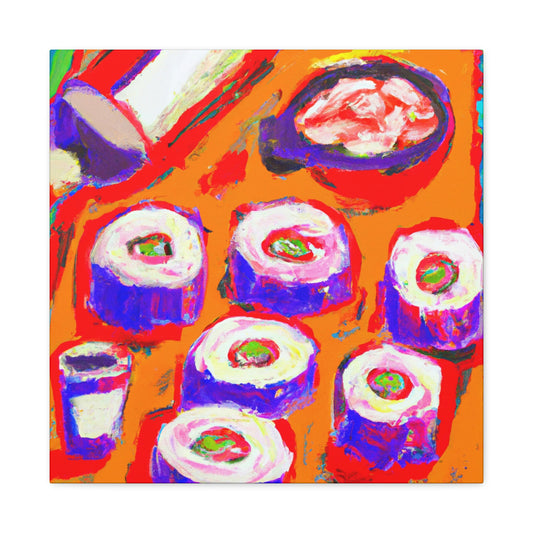 Sushi in Fauvism - Canvas