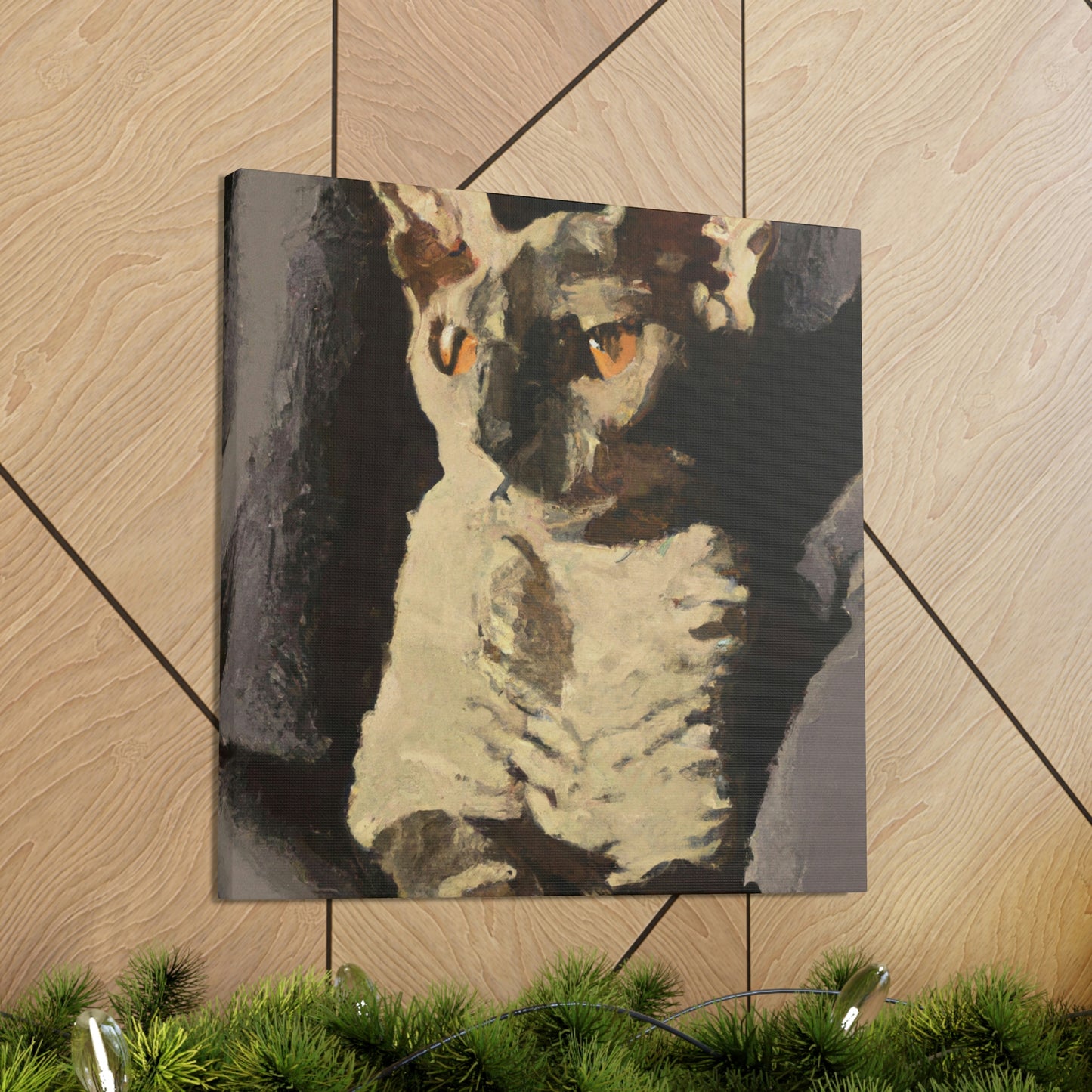 "Devon Rex Dreamscape" - Canvas