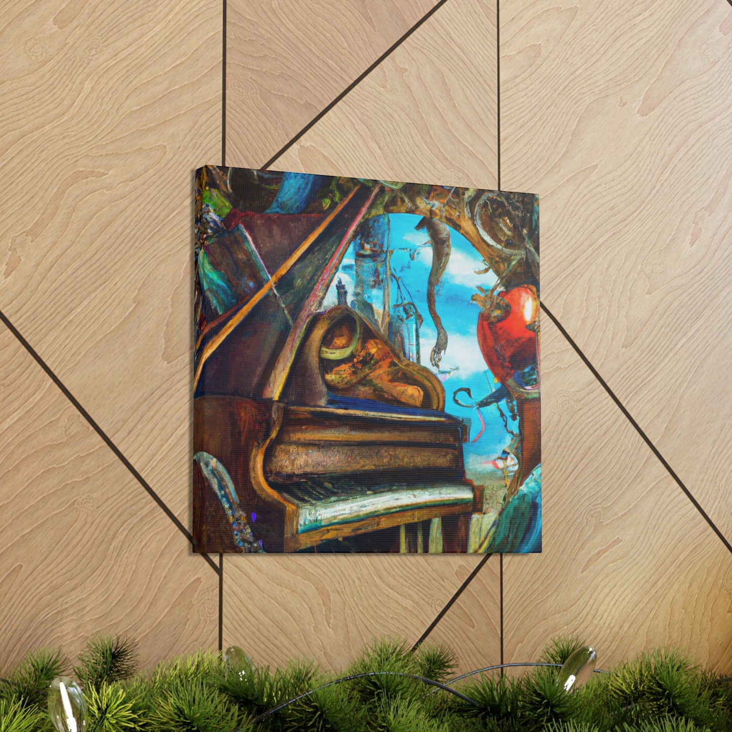 Piano in Expressionism - Canvas