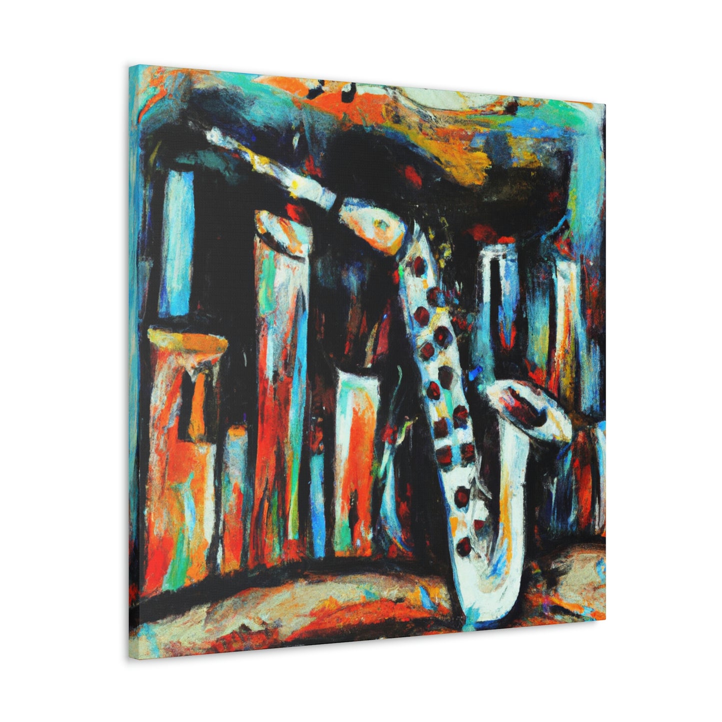 "Clarinet in Expressionism" - Canvas