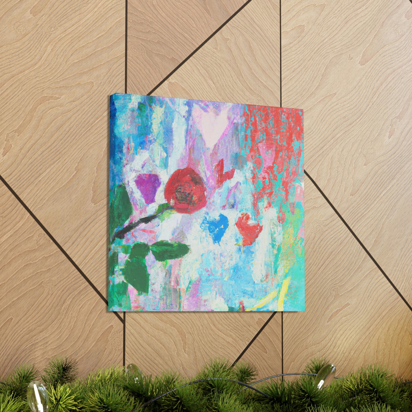 "Love Bouquet Abloom" - Canvas