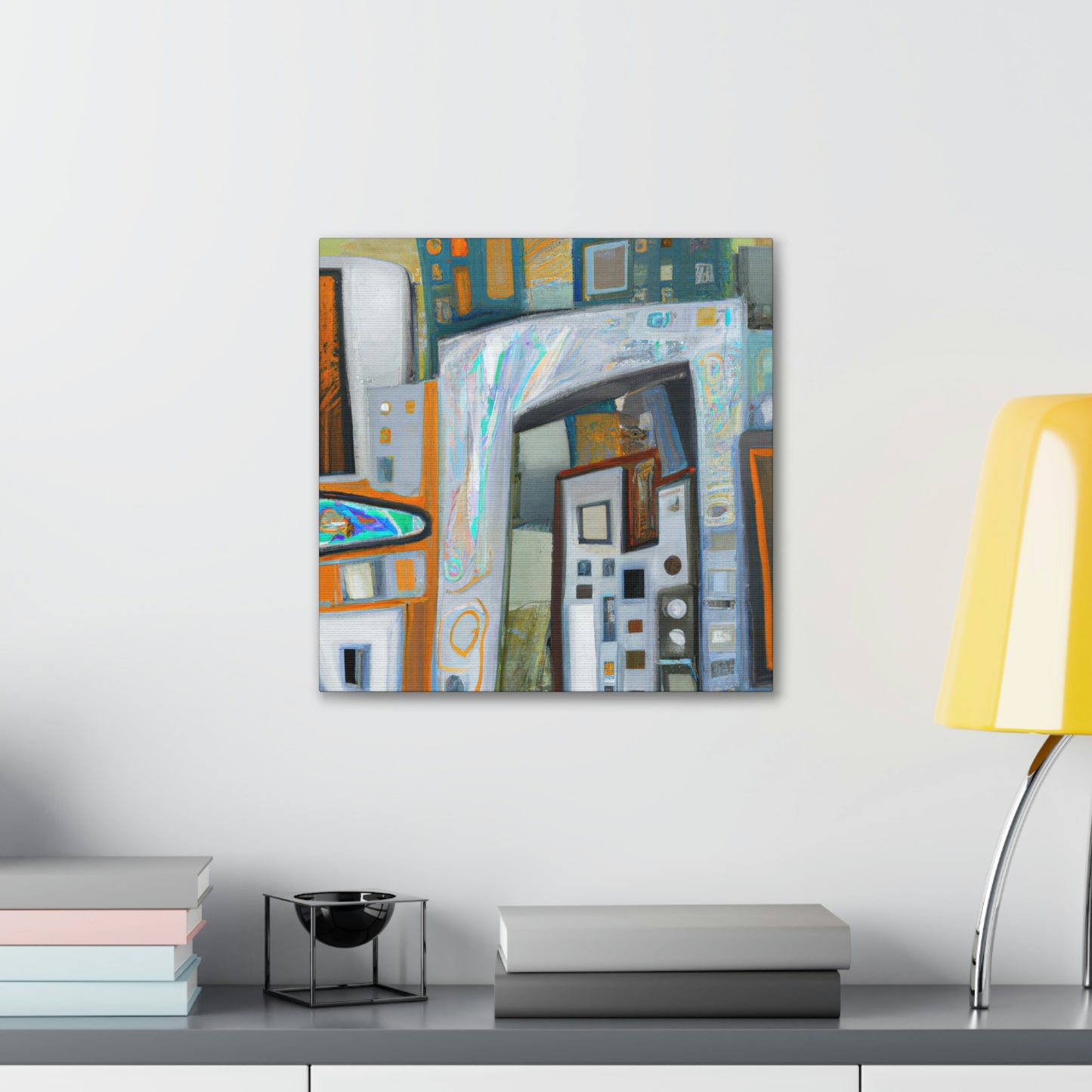 "Urban Vibrancy 1940s" - Canvas