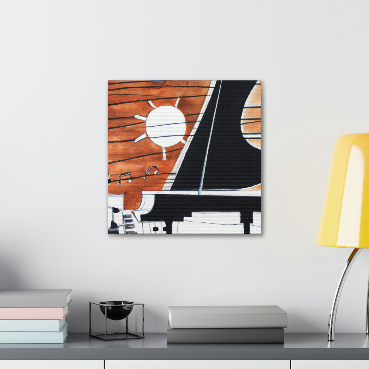 "Piano at Midnight Sonata" - Canvas