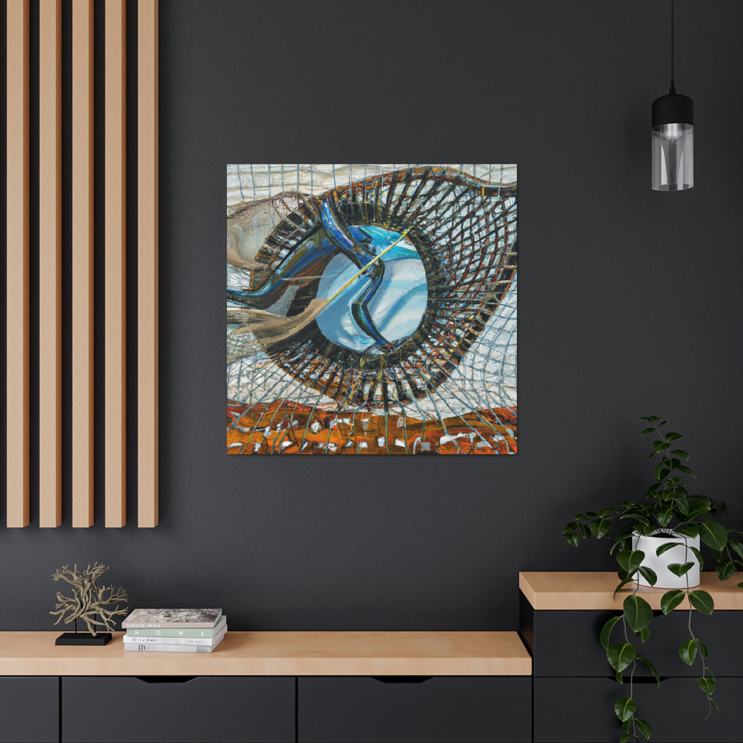 Fishing Nets Elegance - Canvas