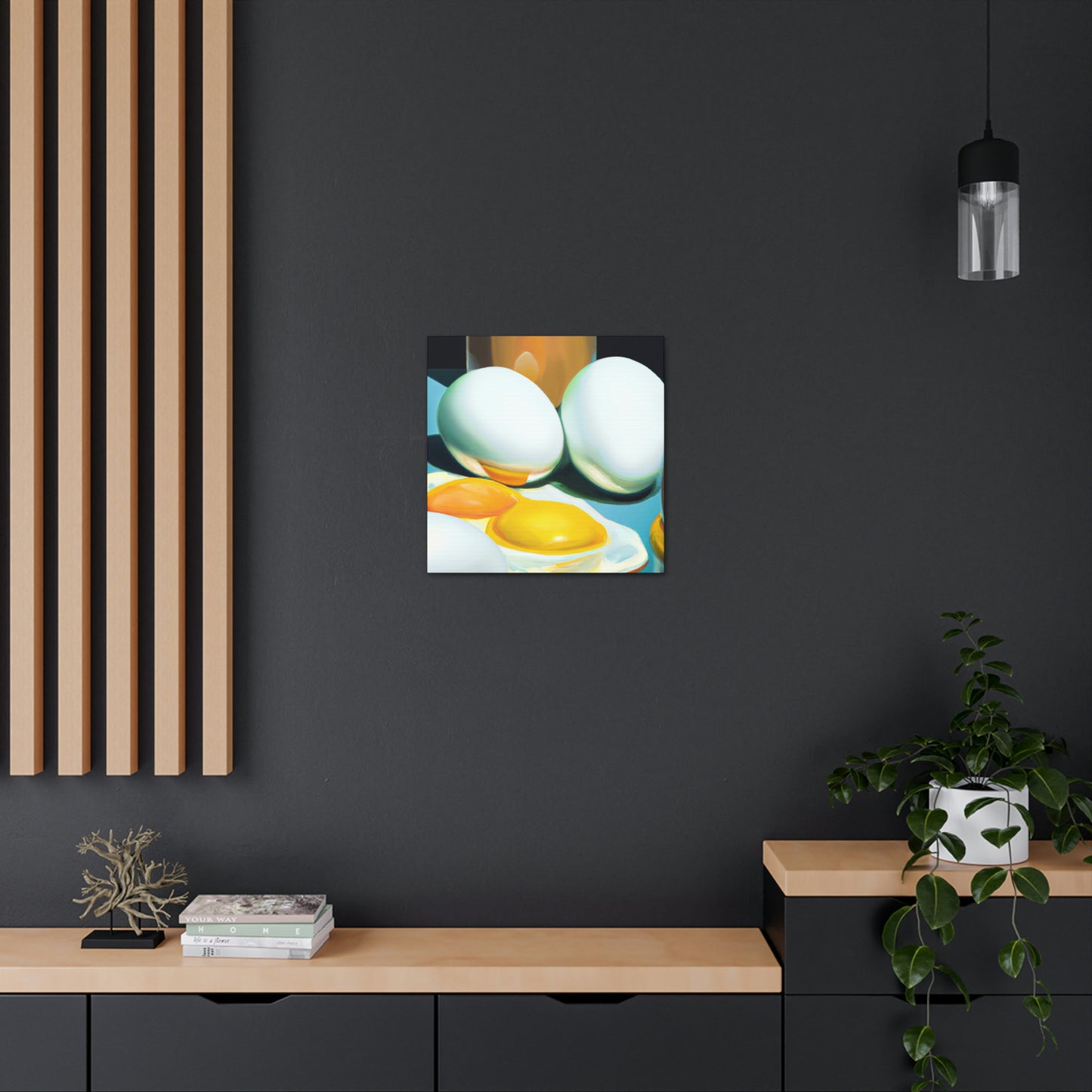 Eggs in Splendor. - Canvas