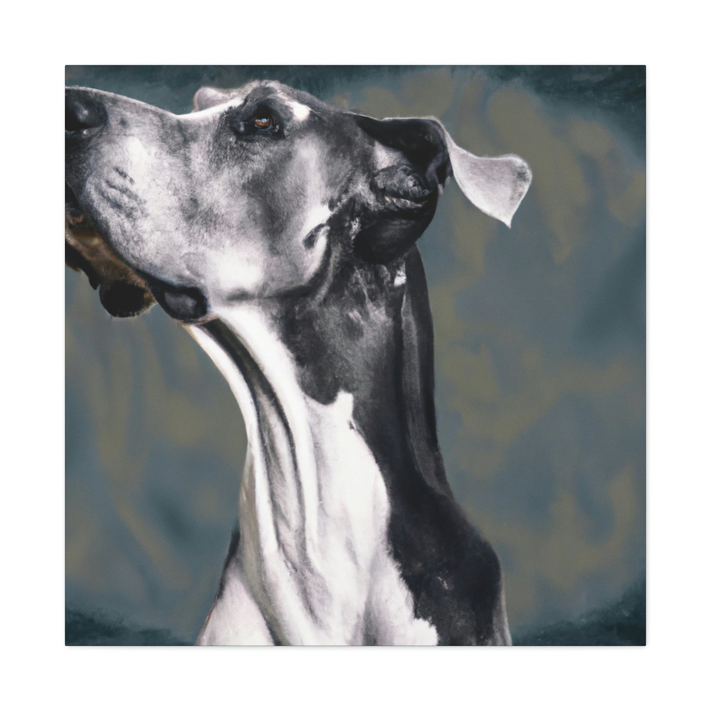 "Great Dane in Baroque" - Canvas