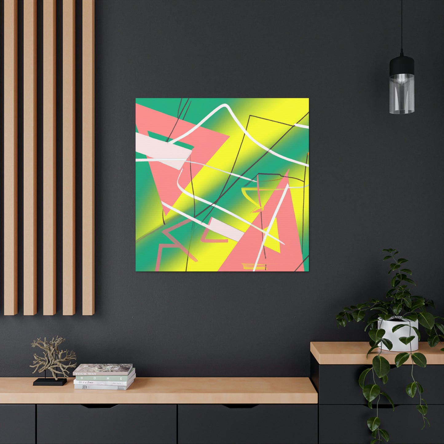 Vivid Synthetic Revolution - Canvas