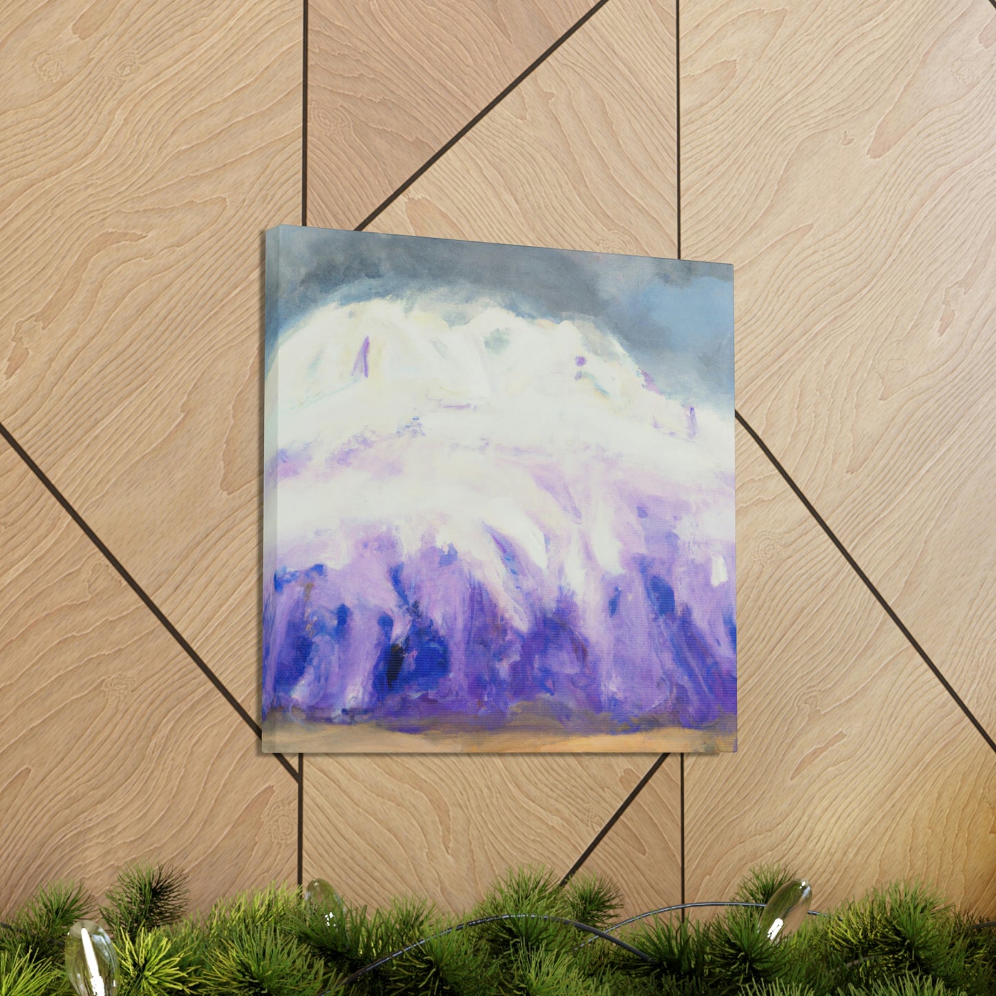 "Snowy Mountain Majesty" - Canvas