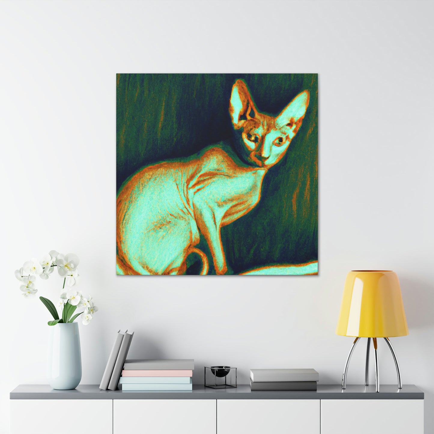 Sphynx in Expressionism - Canvas