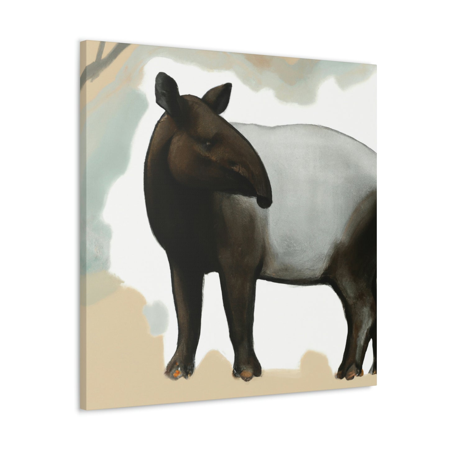 Malayan Tapir Dreaming - Canvas