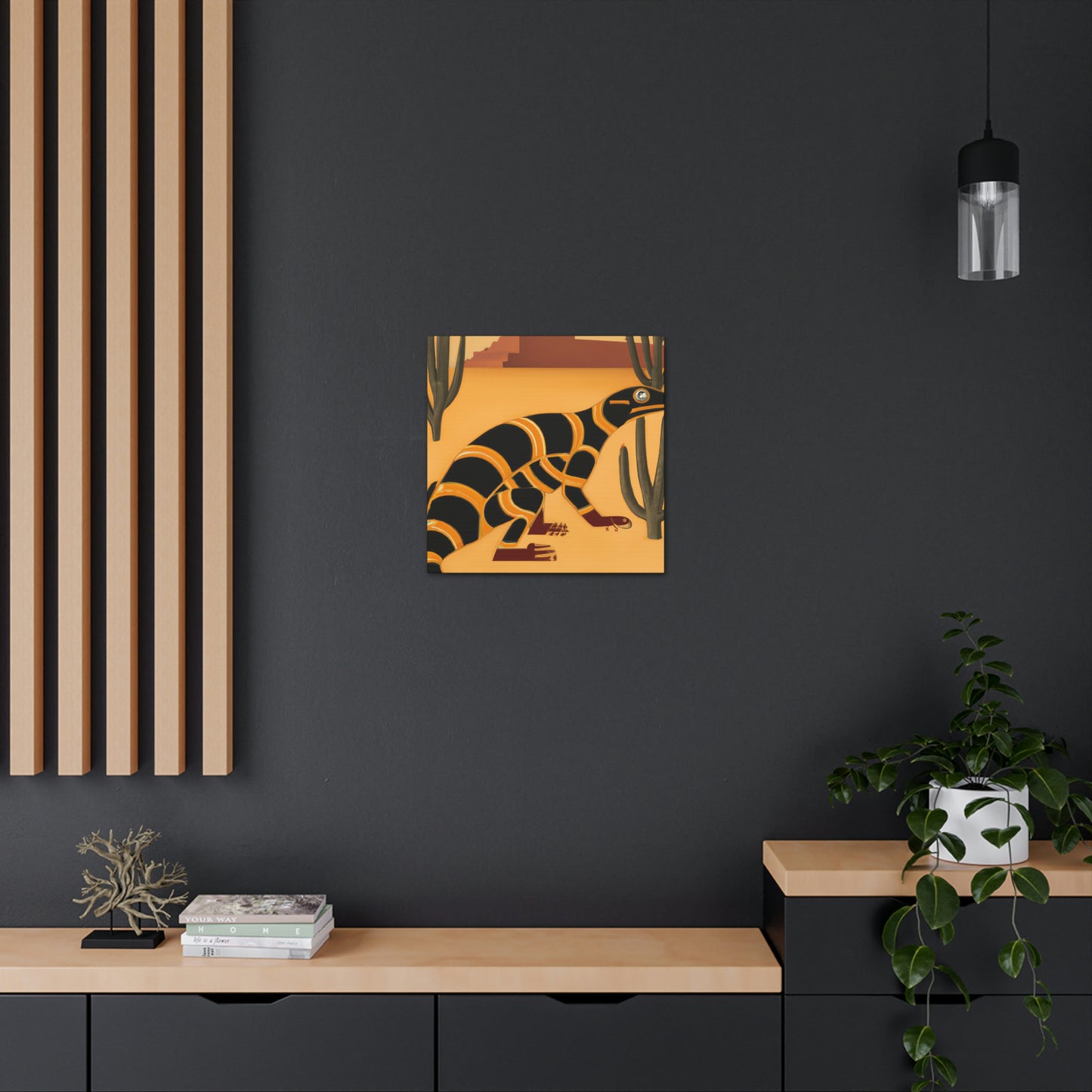 "Gila Monster Glistens" - Canvas